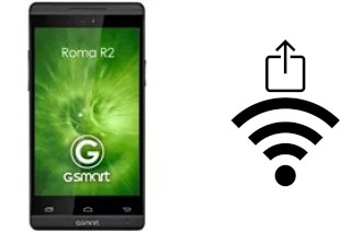 So generieren Sie einen QR-Code mit dem Wifi-Passwort auf einem Gigabyte GSmart Roma R2