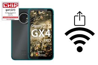 So generieren Sie einen QR-Code mit dem Wifi-Passwort auf einem Gigaset GX4 PRO