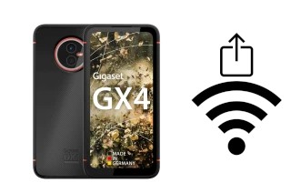 So generieren Sie einen QR-Code mit dem Wifi-Passwort auf einem Gigaset GX4