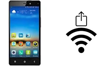 So generieren Sie einen QR-Code mit dem Wifi-Passwort auf einem Gionee Elife E6