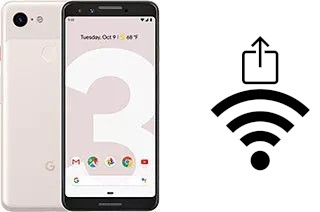 So generieren Sie einen QR-Code mit dem Wifi-Passwort auf einem Google Pixel 3