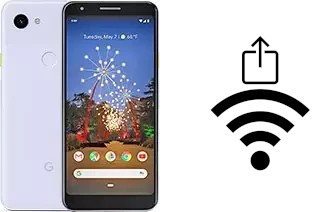 So generieren Sie einen QR-Code mit dem Wifi-Passwort auf einem Google Pixel 3a XL