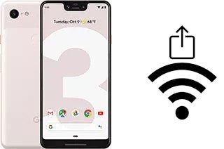 So generieren Sie einen QR-Code mit dem Wifi-Passwort auf einem Google Pixel 3 XL