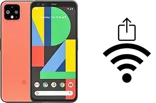 So generieren Sie einen QR-Code mit dem Wifi-Passwort auf einem Google Pixel 4