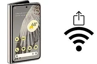 So generieren Sie einen QR-Code mit dem Wifi-Passwort auf einem Google Pixel Fold