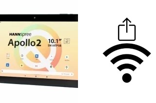 So generieren Sie einen QR-Code mit dem Wifi-Passwort auf einem HANNspree Pad 10.1 Apollo 2