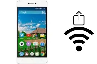 So generieren Sie einen QR-Code mit dem Wifi-Passwort auf einem Highscreen Power Five Pro