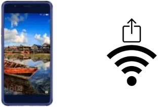 So generieren Sie einen QR-Code mit dem Wifi-Passwort auf einem HiSense A2 Pro