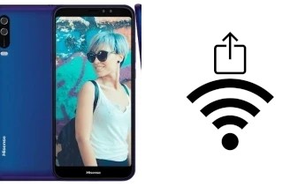 So generieren Sie einen QR-Code mit dem Wifi-Passwort auf einem HiSense E30 LITE