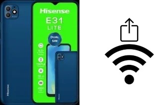 So generieren Sie einen QR-Code mit dem Wifi-Passwort auf einem HiSense E31 LITE