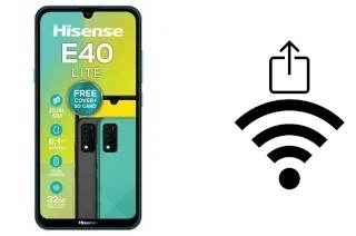 So generieren Sie einen QR-Code mit dem Wifi-Passwort auf einem HiSense E40 LITE