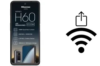 So generieren Sie einen QR-Code mit dem Wifi-Passwort auf einem HiSense H60 Zoom