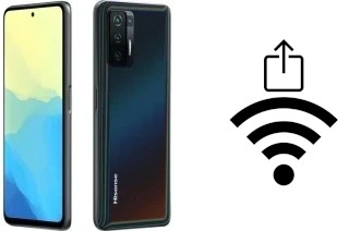 So generieren Sie einen QR-Code mit dem Wifi-Passwort auf einem HiSense INFINITY H50S 5G