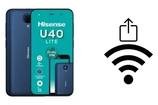 So generieren Sie einen QR-Code mit dem Wifi-Passwort auf einem HiSense U40 Lite