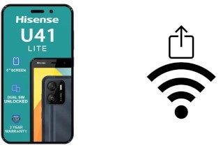 So generieren Sie einen QR-Code mit dem Wifi-Passwort auf einem HiSense U41 Lite