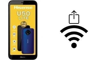 So generieren Sie einen QR-Code mit dem Wifi-Passwort auf einem HiSense U50 Lite