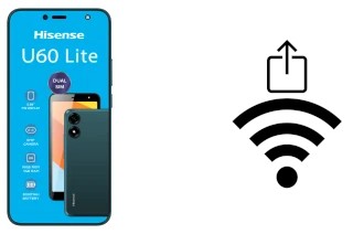 So generieren Sie einen QR-Code mit dem Wifi-Passwort auf einem HiSense U60 Lite