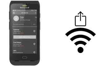 So generieren Sie einen QR-Code mit dem Wifi-Passwort auf einem Honeywell CT40