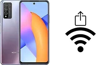 So generieren Sie einen QR-Code mit dem Wifi-Passwort auf einem Honor 10X Lite