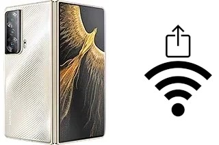 So generieren Sie einen QR-Code mit dem Wifi-Passwort auf einem Honor Magic Vs Ultimate