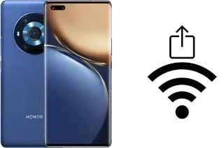 So generieren Sie einen QR-Code mit dem Wifi-Passwort auf einem Honor Magic3