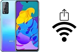 So generieren Sie einen QR-Code mit dem Wifi-Passwort auf einem Honor Play 4T Pro