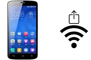 So generieren Sie einen QR-Code mit dem Wifi-Passwort auf einem Honor 3C Play