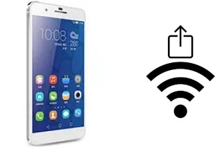 So generieren Sie einen QR-Code mit dem Wifi-Passwort auf einem Honor 6 Plus