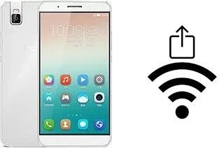 So generieren Sie einen QR-Code mit dem Wifi-Passwort auf einem Honor 7i