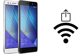 So generieren Sie einen QR-Code mit dem Wifi-Passwort auf einem Honor 7