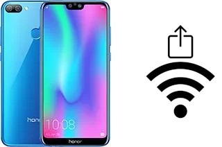 So generieren Sie einen QR-Code mit dem Wifi-Passwort auf einem Honor 9N (9i)