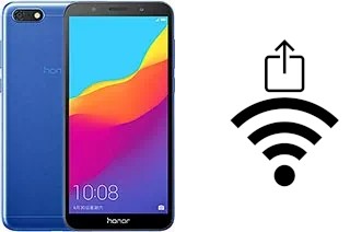 So generieren Sie einen QR-Code mit dem Wifi-Passwort auf einem Honor 7S