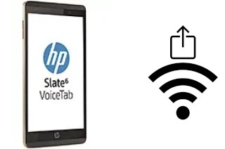 So generieren Sie einen QR-Code mit dem Wifi-Passwort auf einem HP Slate6 VoiceTab