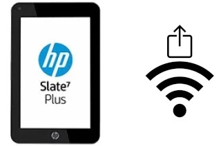 So generieren Sie einen QR-Code mit dem Wifi-Passwort auf einem HP Slate7 Plus