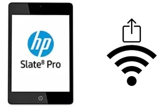 So generieren Sie einen QR-Code mit dem Wifi-Passwort auf einem HP Slate8 Pro