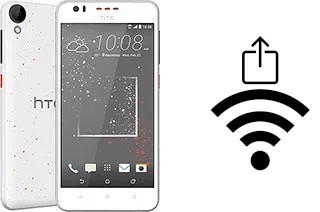 So generieren Sie einen QR-Code mit dem Wifi-Passwort auf einem HTC Desire 825