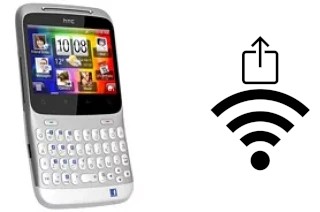 So generieren Sie einen QR-Code mit dem Wifi-Passwort auf einem HTC ChaCha