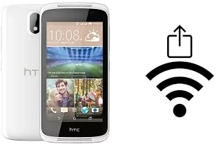 So generieren Sie einen QR-Code mit dem Wifi-Passwort auf einem HTC Desire 326G dual sim