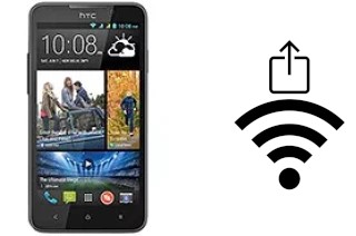 So generieren Sie einen QR-Code mit dem Wifi-Passwort auf einem HTC Desire 516 dual sim