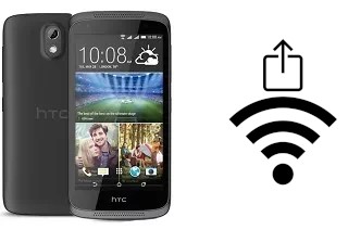 So generieren Sie einen QR-Code mit dem Wifi-Passwort auf einem HTC Desire 526G+ dual sim