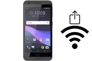 So generieren Sie einen QR-Code mit dem Wifi-Passwort auf einem HTC Desire 555