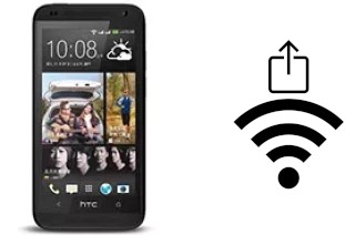 So generieren Sie einen QR-Code mit dem Wifi-Passwort auf einem HTC Desire 601 dual sim