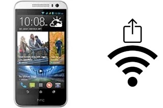 So generieren Sie einen QR-Code mit dem Wifi-Passwort auf einem HTC Desire 616 dual sim