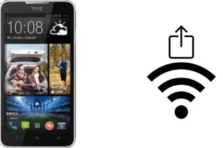 So generieren Sie einen QR-Code mit dem Wifi-Passwort auf einem HTC Desire 616