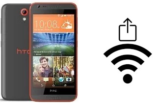 So generieren Sie einen QR-Code mit dem Wifi-Passwort auf einem HTC Desire 620G dual sim