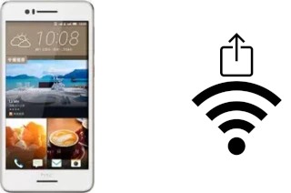 So generieren Sie einen QR-Code mit dem Wifi-Passwort auf einem HTC Desire 728G