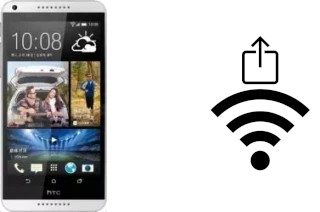 So generieren Sie einen QR-Code mit dem Wifi-Passwort auf einem HTC Desire 816 Dual