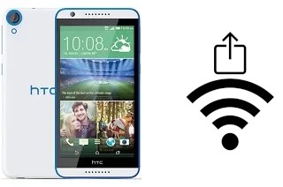 So generieren Sie einen QR-Code mit dem Wifi-Passwort auf einem HTC Desire 820