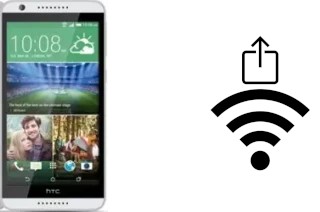 So generieren Sie einen QR-Code mit dem Wifi-Passwort auf einem HTC Desire 820s