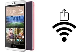 So generieren Sie einen QR-Code mit dem Wifi-Passwort auf einem HTC Desire 826 dual sim